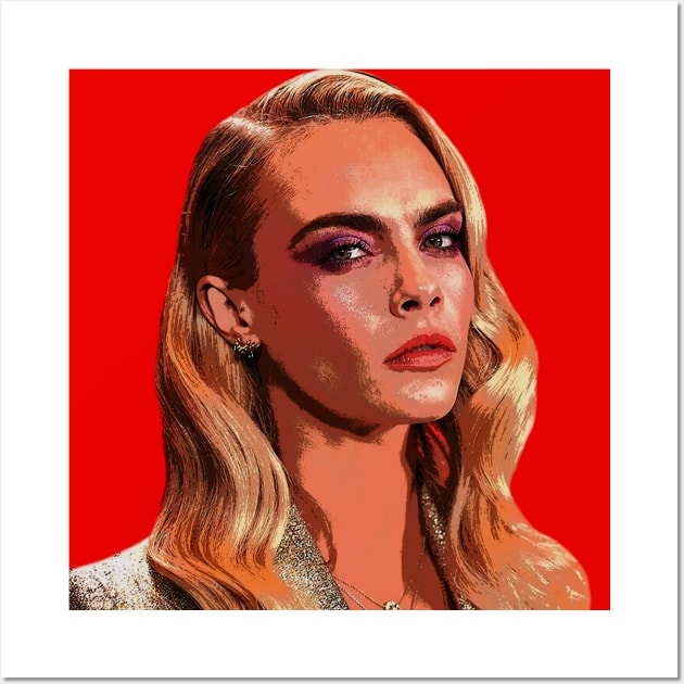 cara delevingne Wall Art by oryan80